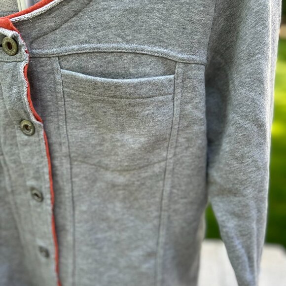 Sundance Womens Cardigan Sweater Grey Size L Button Detail - Picture 7 of 16